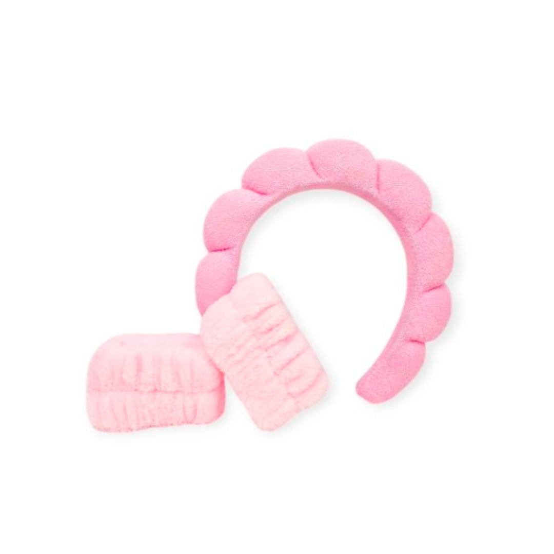 ✨ Set Spa Diadema y Muñequeras – ¡Cuida tu piel con estilo! ✨