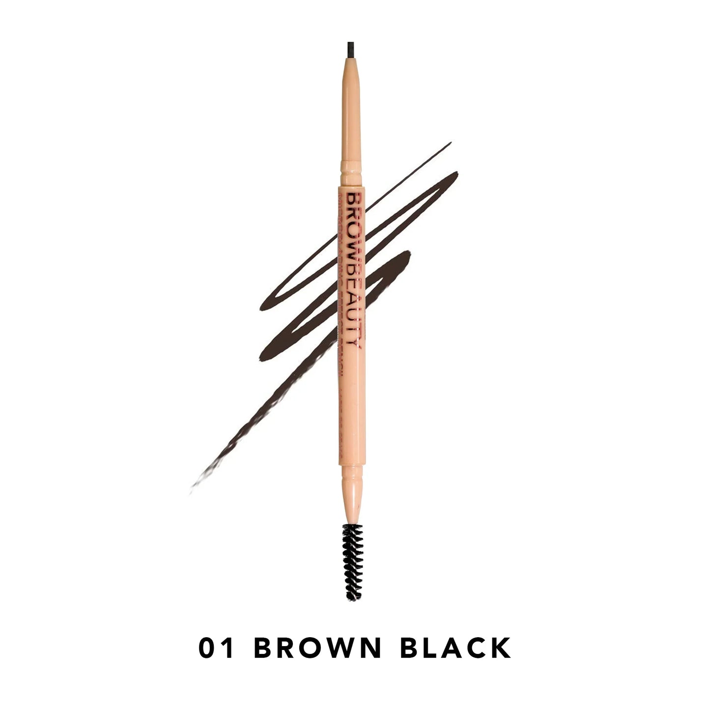Lapiz delineador efecto microblading con cepillo spoolie, marca ITALIA DELUXE
