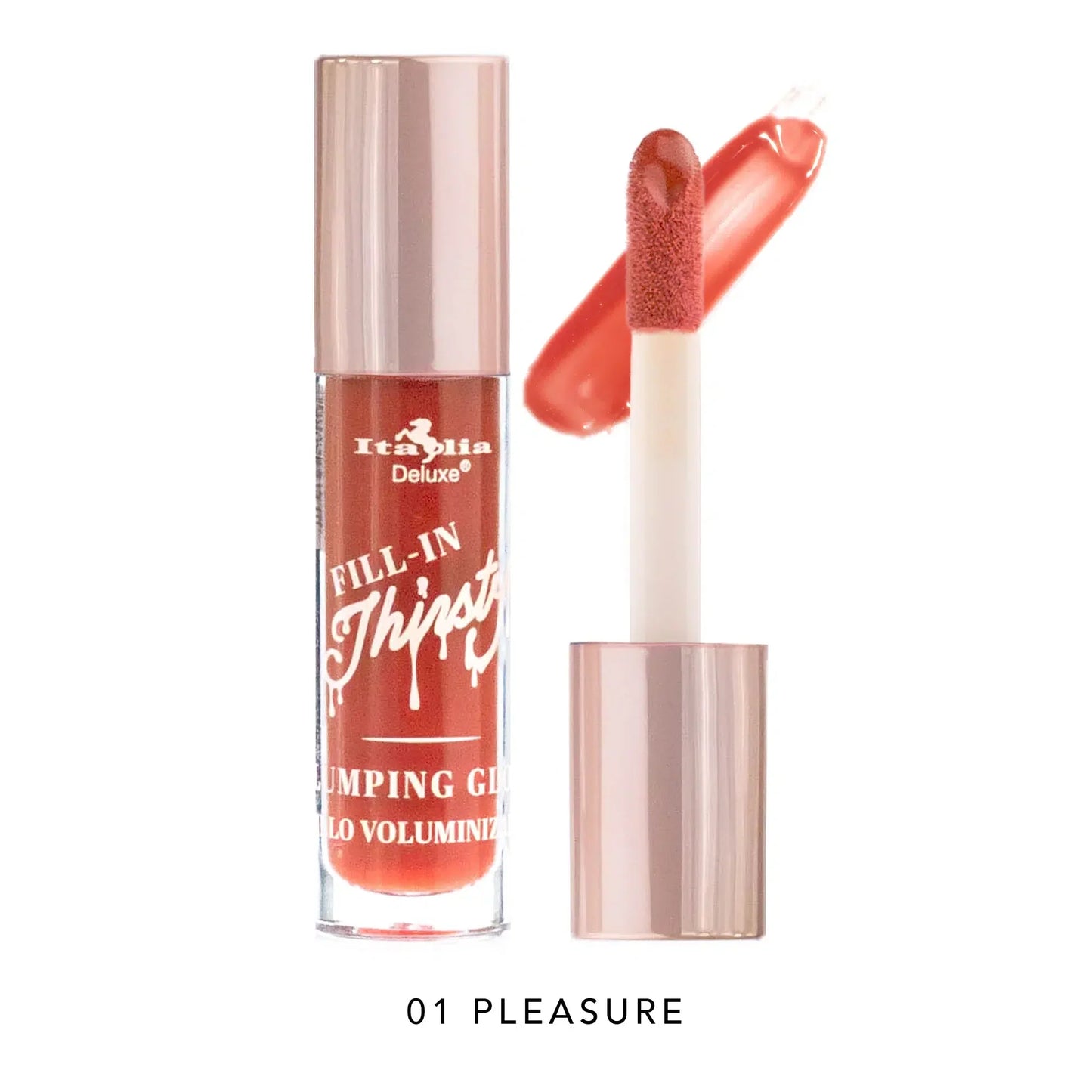 Brillo labial efecto voluminizador THIRSTY, marca ITALIA DELUXE