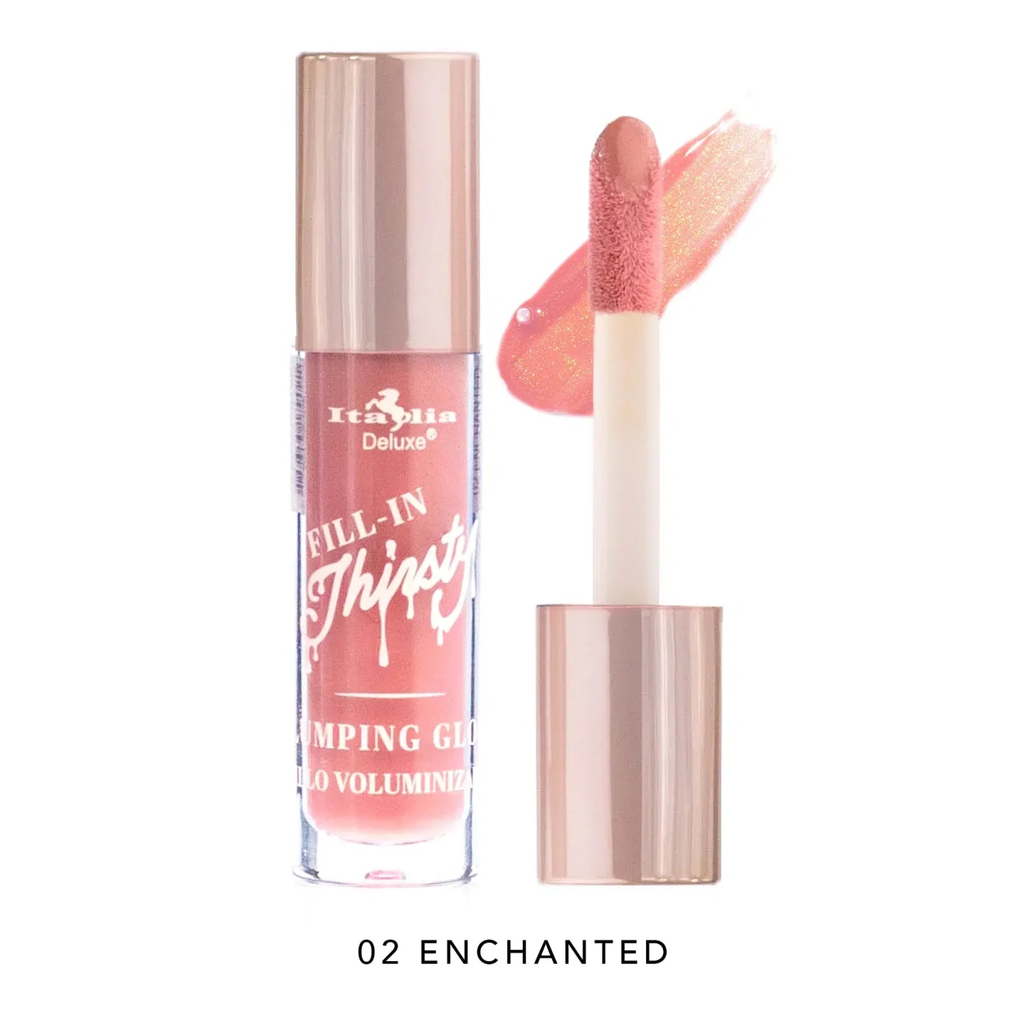 Brillo labial efecto voluminizador THIRSTY, marca ITALIA DELUXE