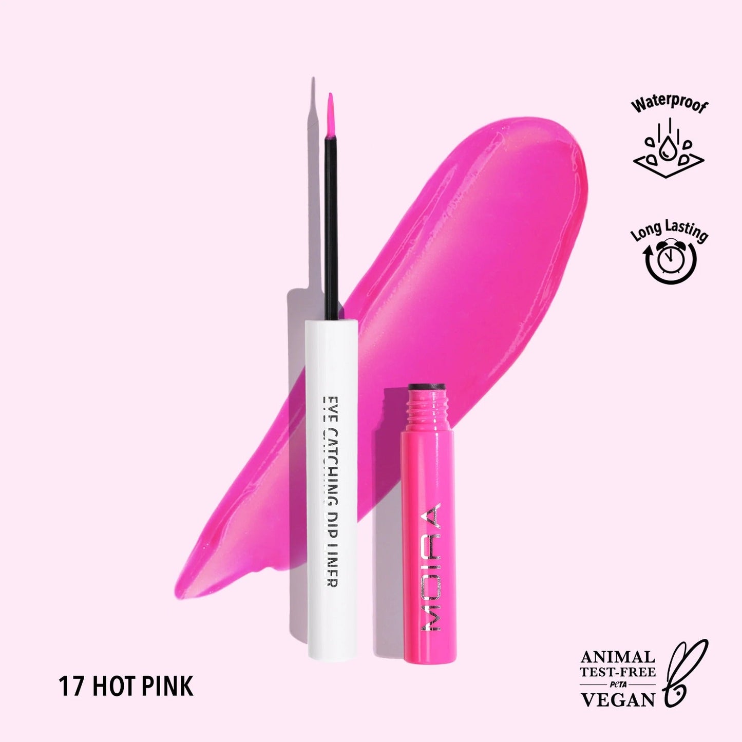 Delineador liquido, colección EYE CATCHING, marca MOIRA
