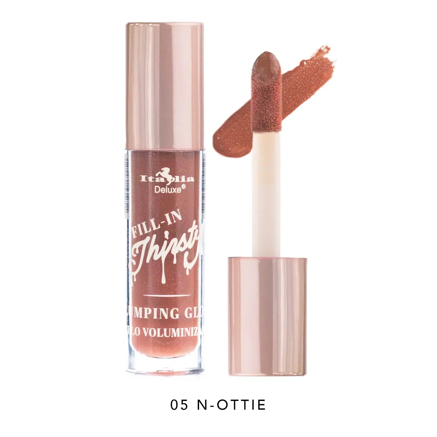 Brillo labial efecto voluminizador THIRSTY, marca ITALIA DELUXE