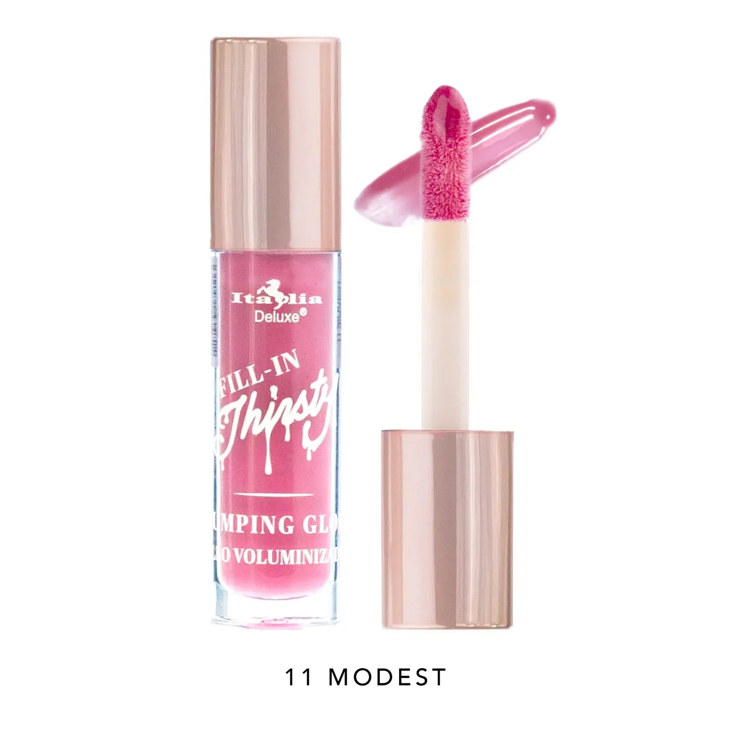 Brillo labial efecto voluminizador THIRSTY, marca ITALIA DELUXE