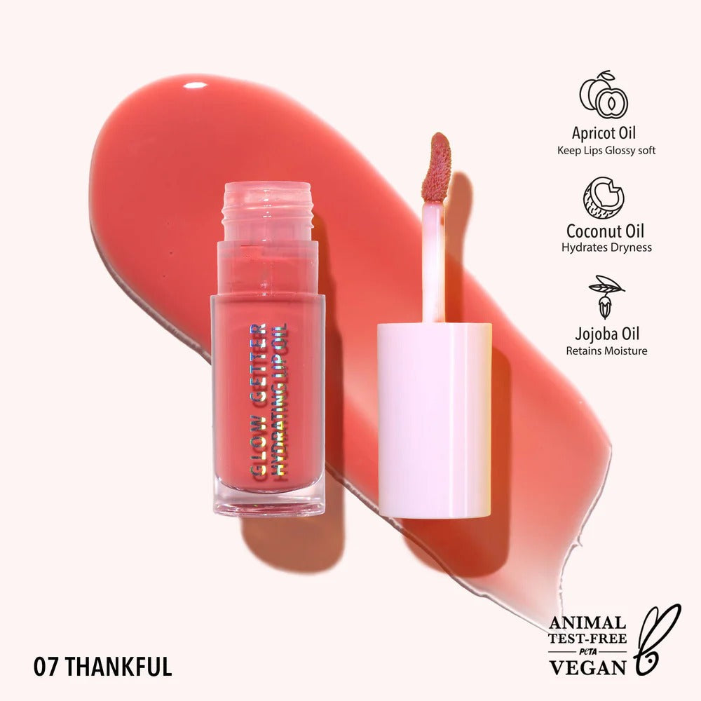 Brillo labial (Lip oil), colección GLOW GETTER, marca MOIRA.