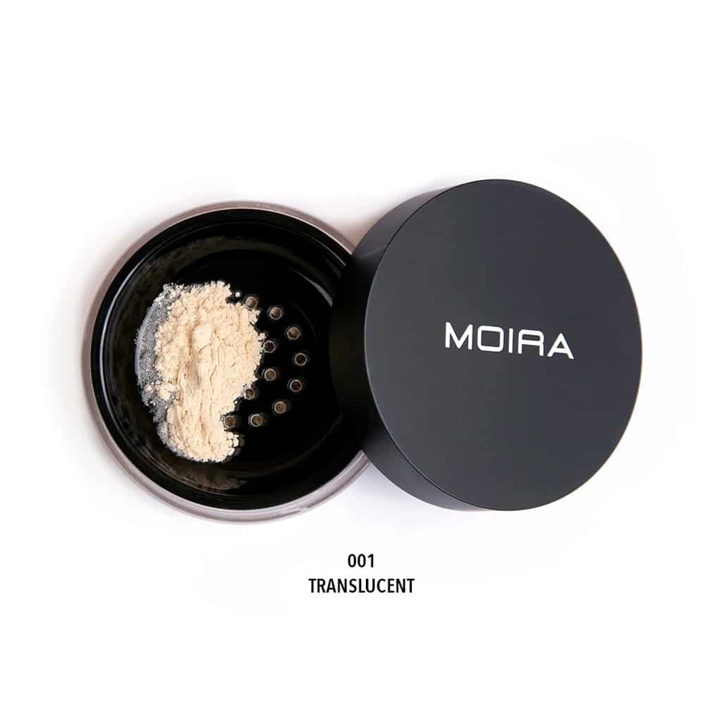 Polvo suelto para rostro, marca MOIRA