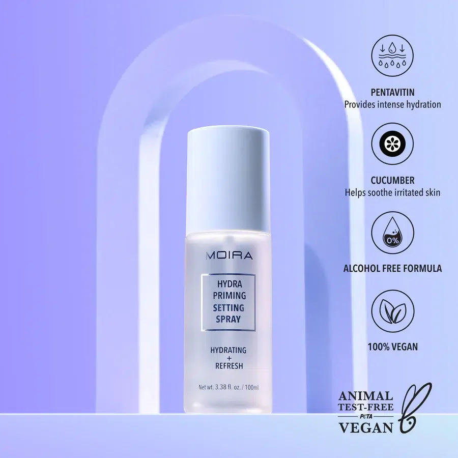 Spray fijador HIDRATANTE, marca MOIRA