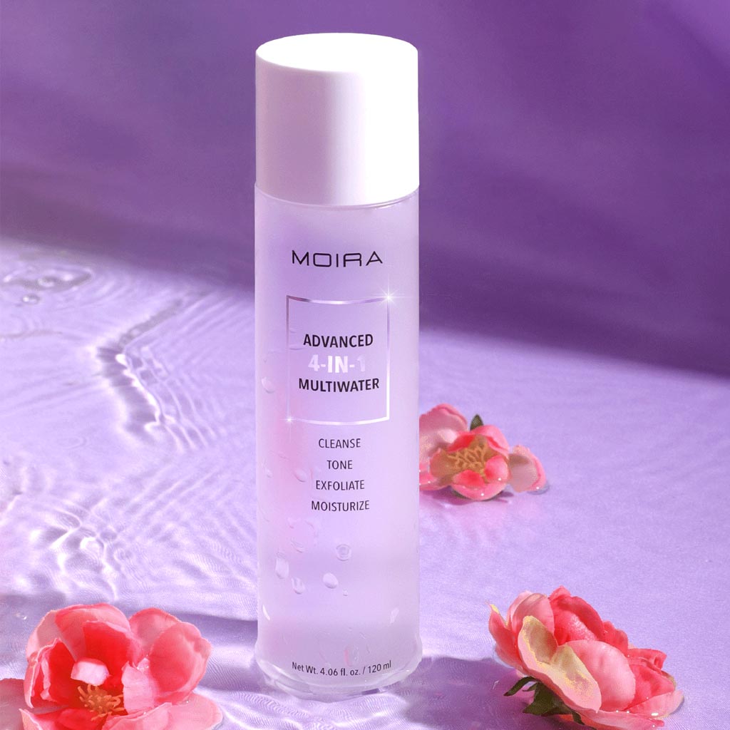 Spray 4 en 1, limpia, tonifica, exfolia y humecta, marca MOIRA