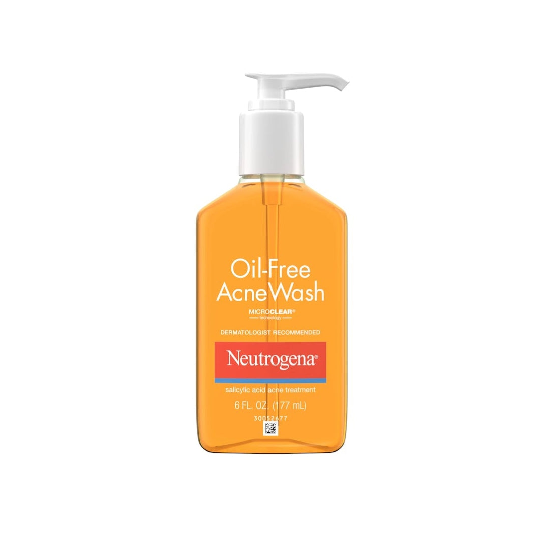 Acne oil free limpiadora facial con Acido Salicilico para combatir el acne, marca NEUTROGENA