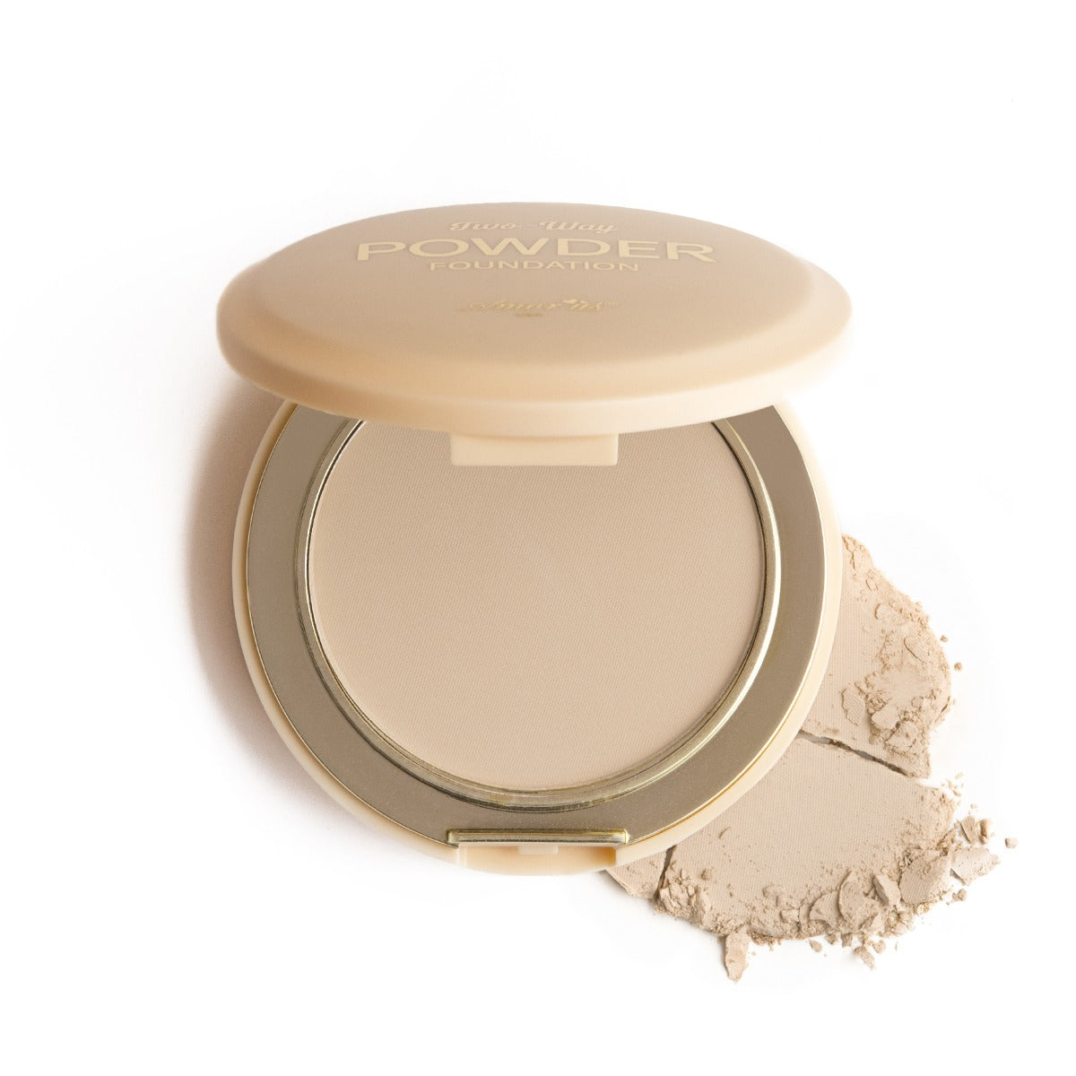 Polvo compacto beige Two Ways, marca AMOR US ✨