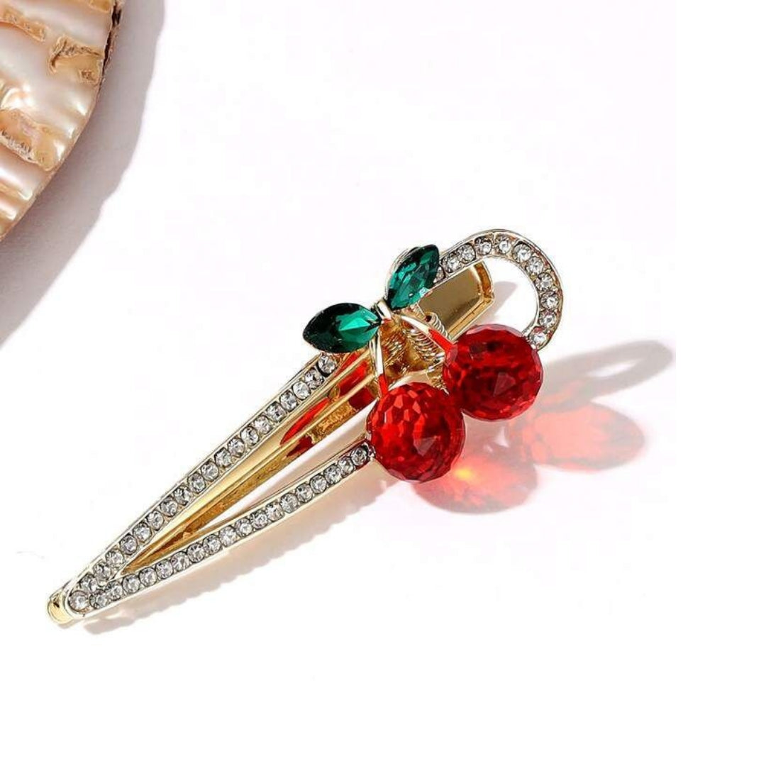 Pinzas / ganchos de pelo de CEREZA Set de 3 piezas.🍒🍒