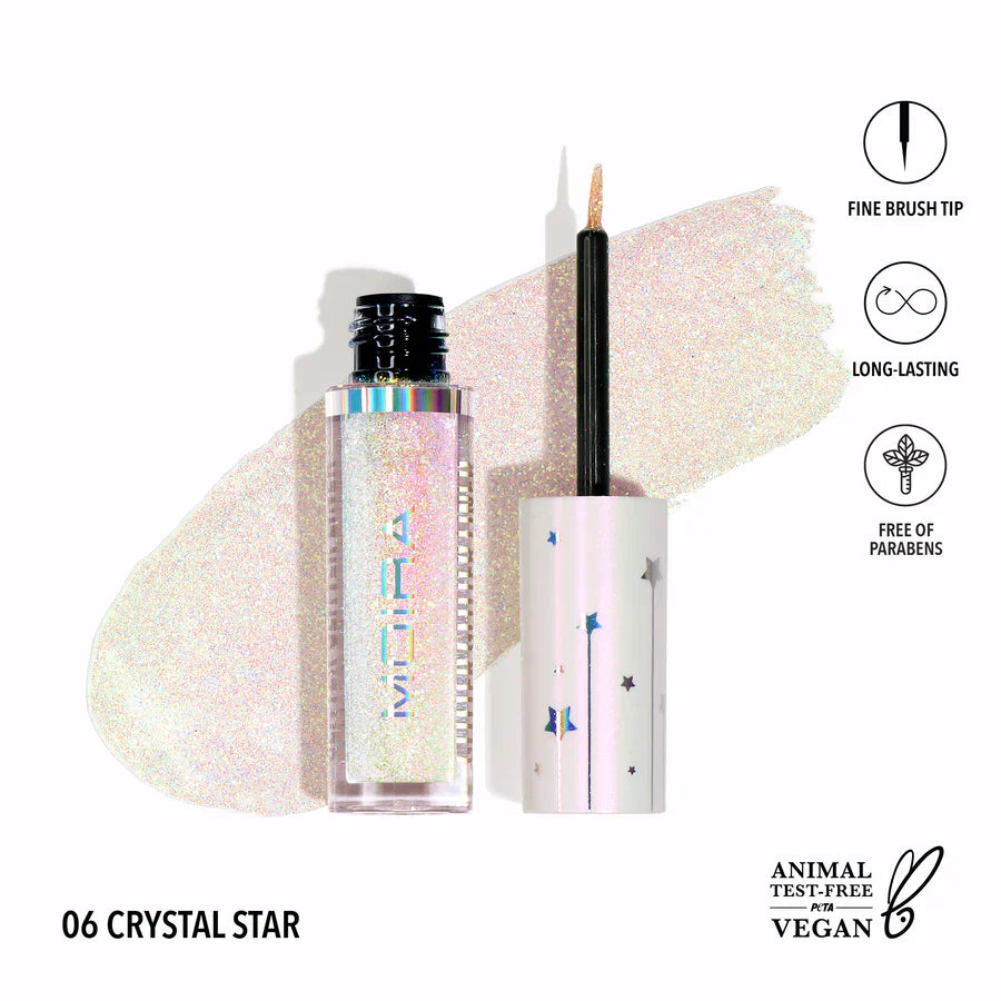 Delineador glitter, marca MOIRA
