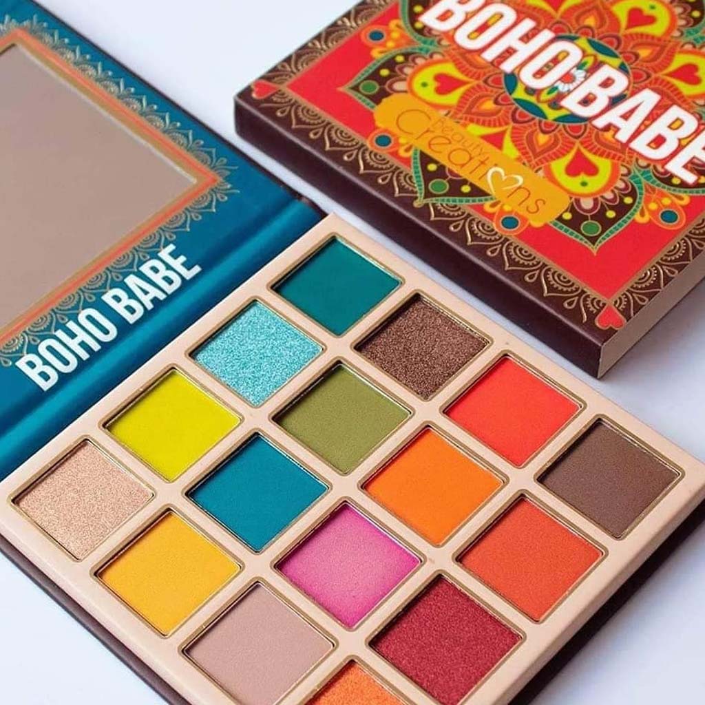 Paleta de sombras mini, marca BEAUTY CREATIONS