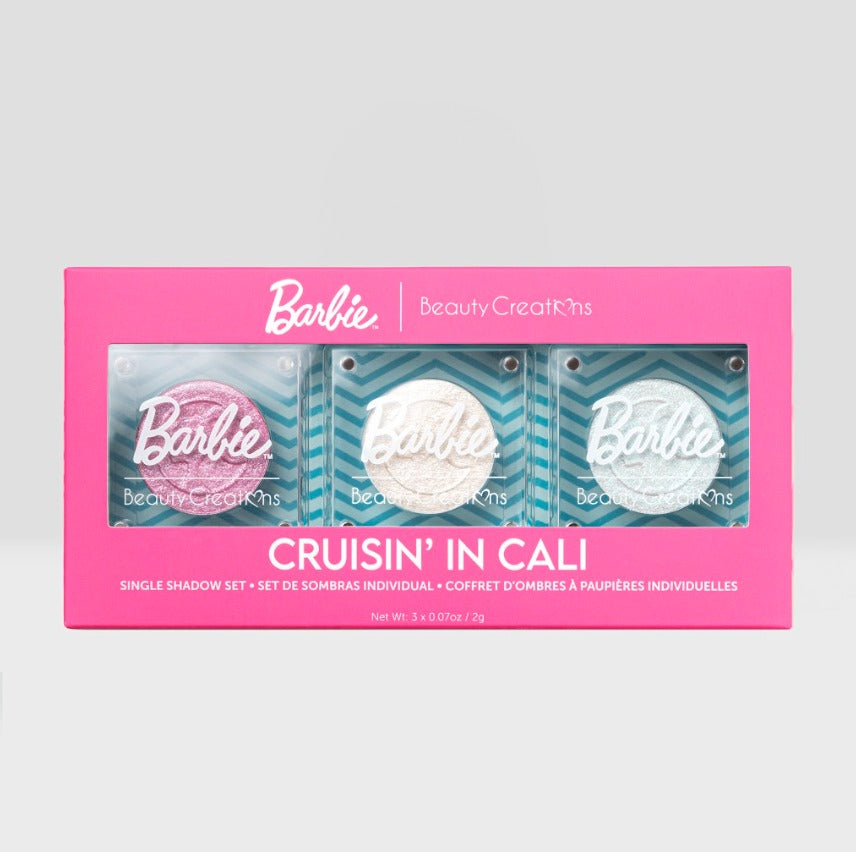 Trio de Sombras Brillantes Beauty Creations x Barbie