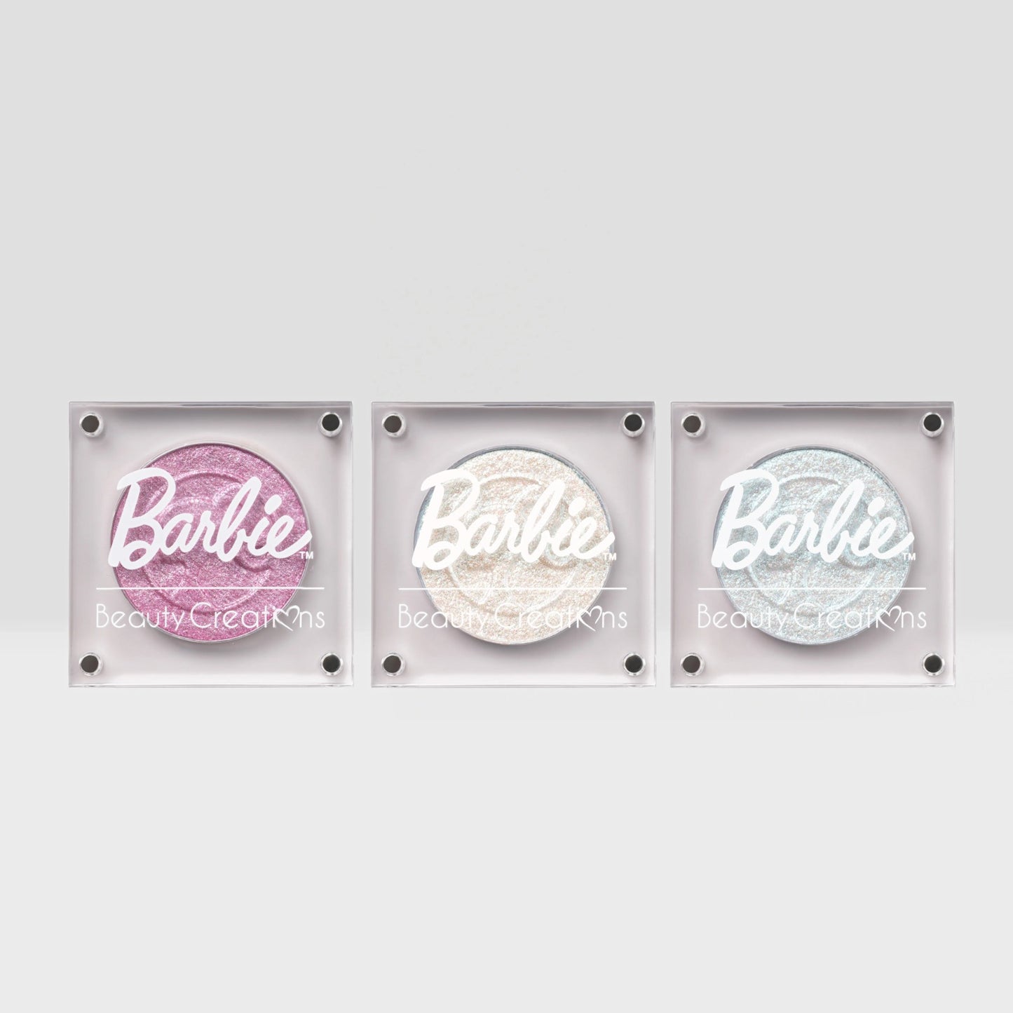 Trio de Sombras Brillantes Beauty Creations x Barbie