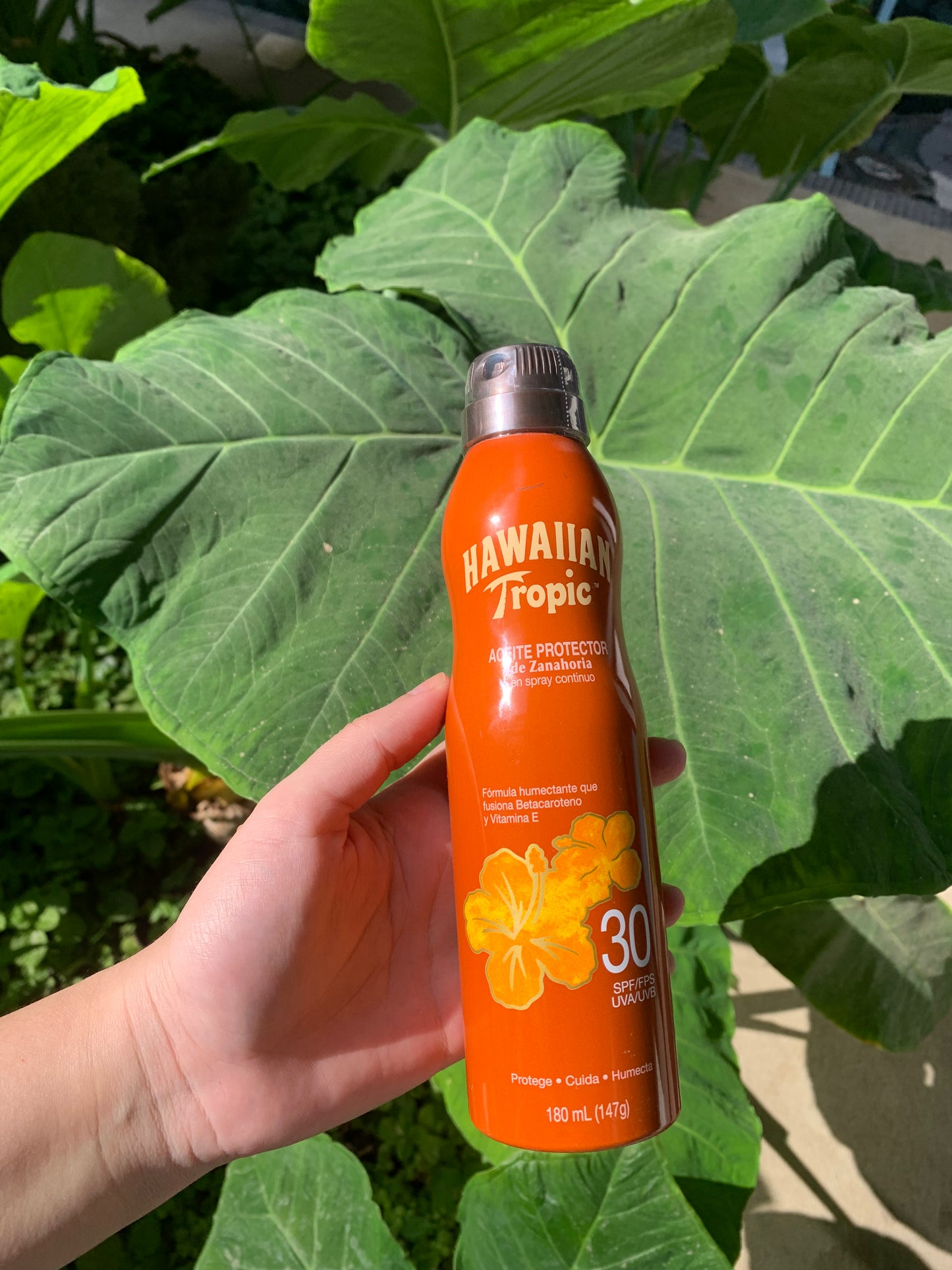 Hawaiian Tropic Carrot Oil Sunscreen Spray SPF 30 - 180 ml