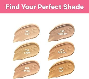 ALMAY foundation with sun protection, hypoallergenic and fragrance-free