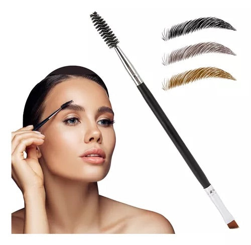 Eyebrow brush with brush