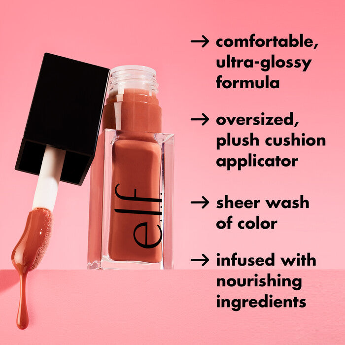 Lipoil aceite para labios tono rose envy, marca ELF