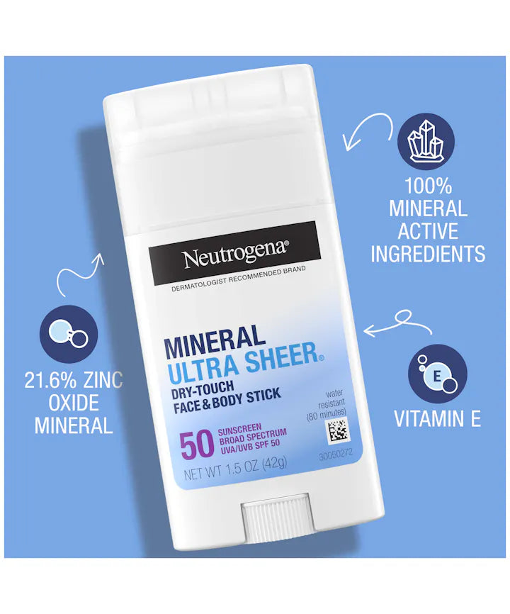 Bloqueador en barra, marca NEUTROGENA
