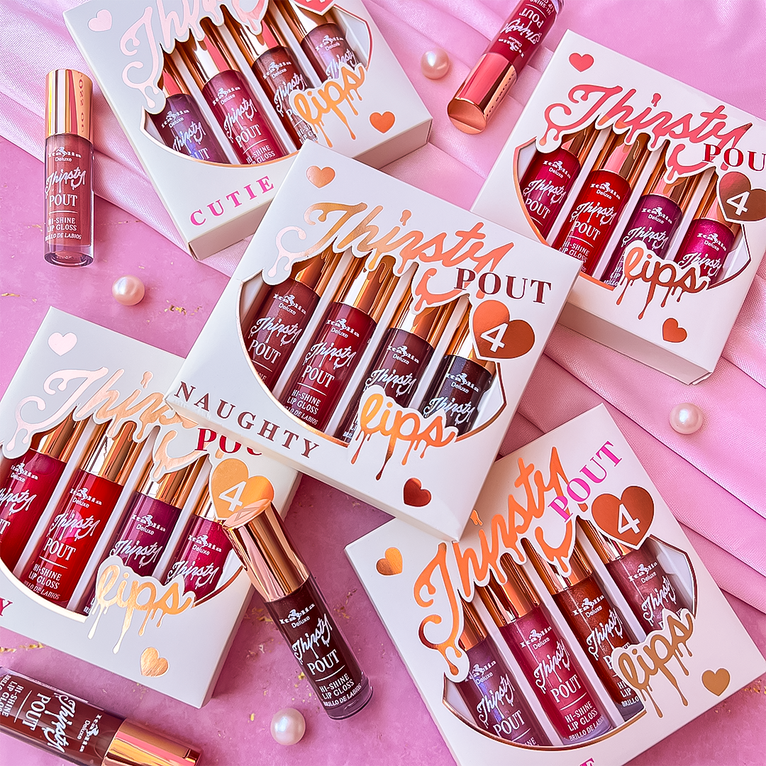 💄 Set de Brillos Labiales – Thirsty Pout Lips✨marca ITALIA DELUXE