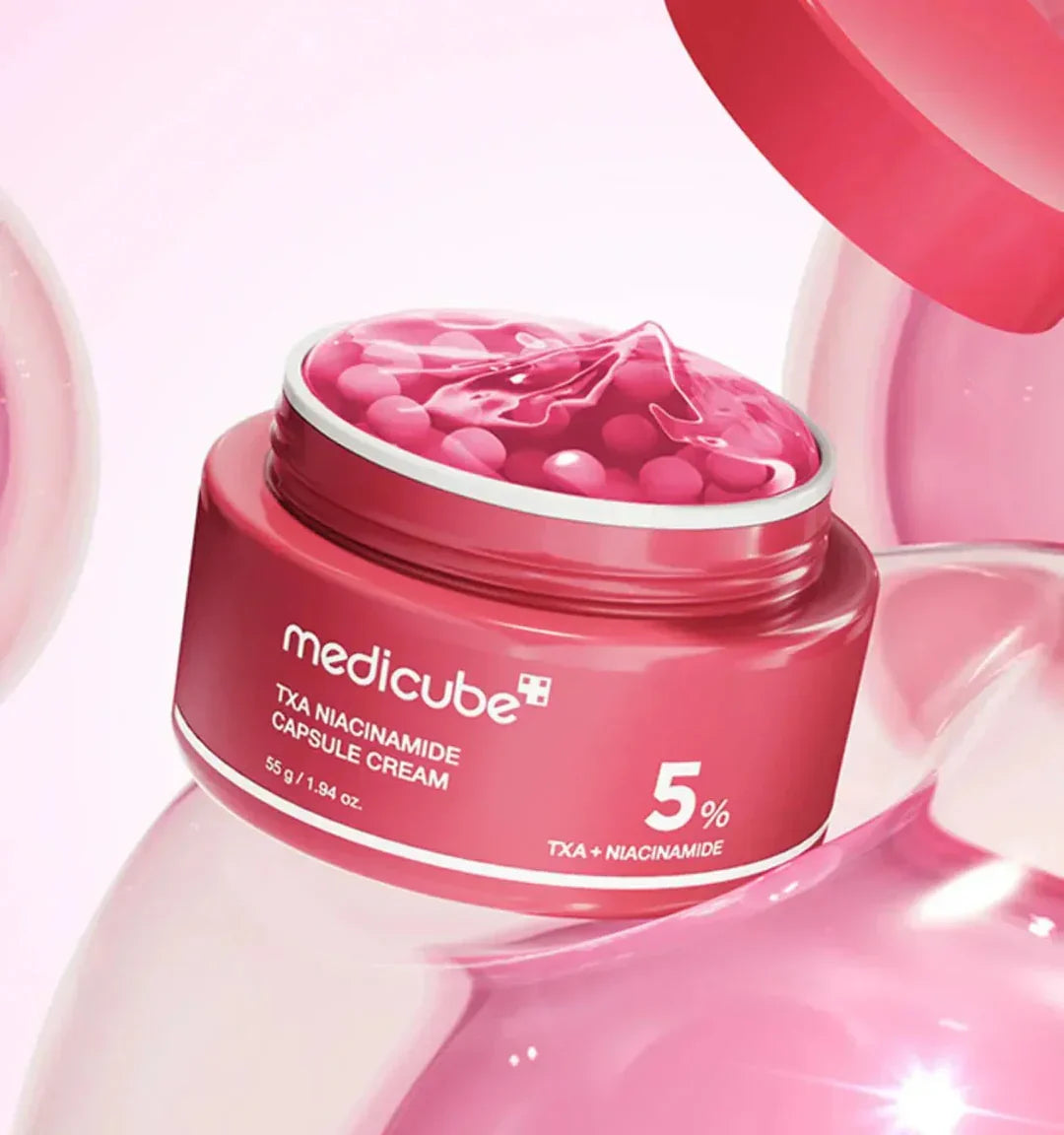 Crema facial con ácido tranexámico y niacinamida 5% 55 g MEDICUBE