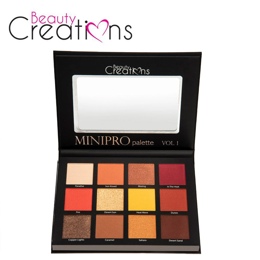 Paleta de sombras mini, marca BEAUTY CREATIONS