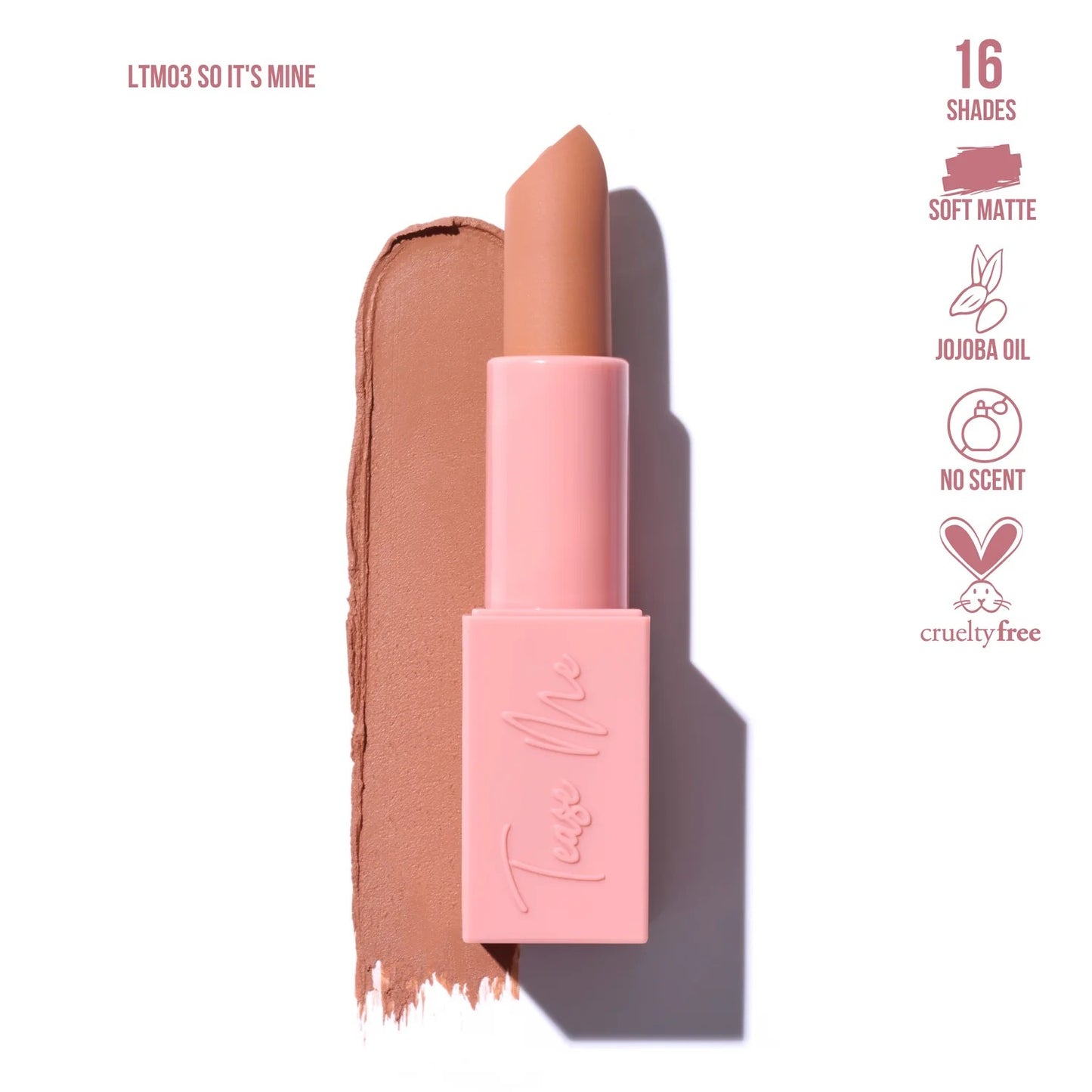 Labial mate, marca BEAUTY CREATIONS