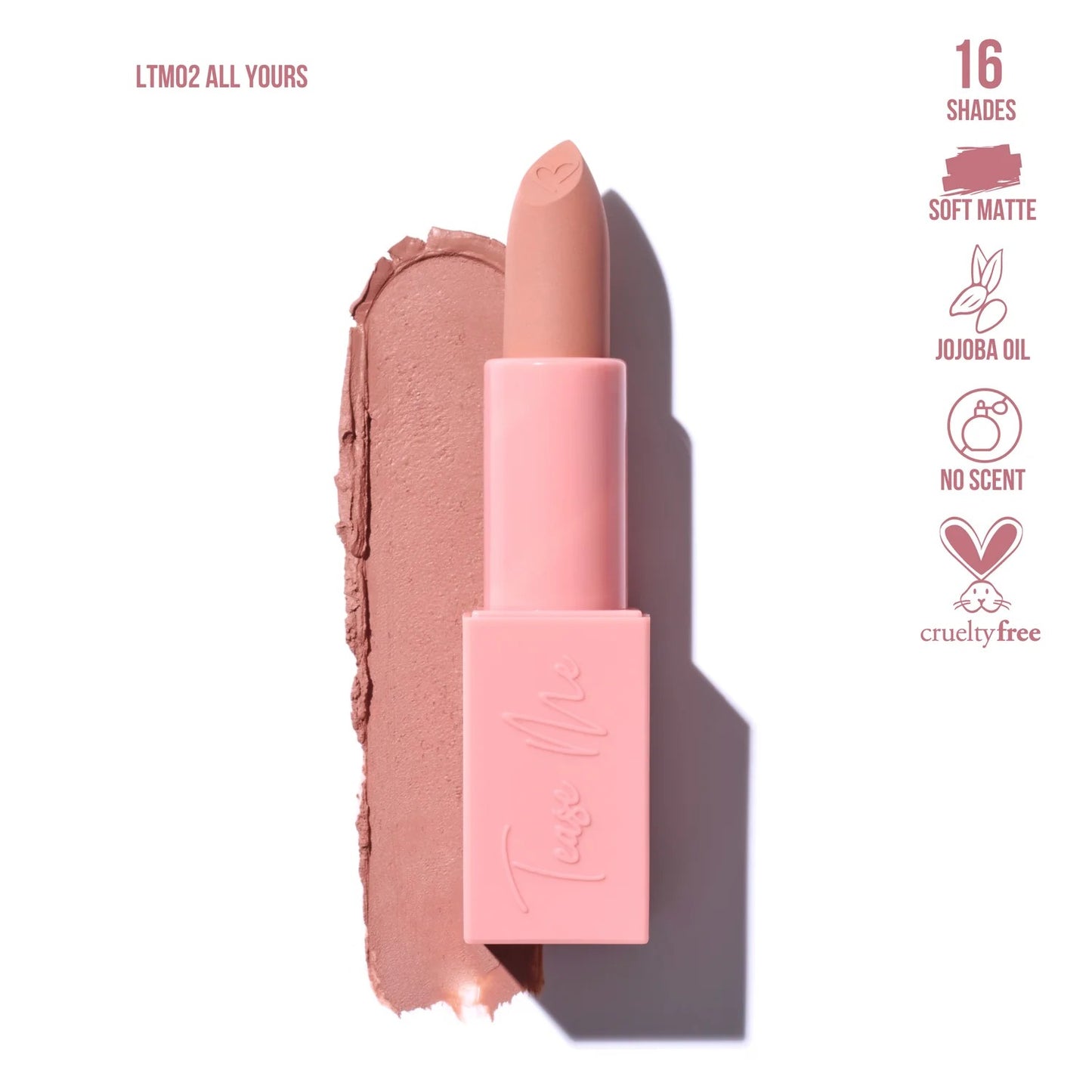 Labial mate, marca BEAUTY CREATIONS
