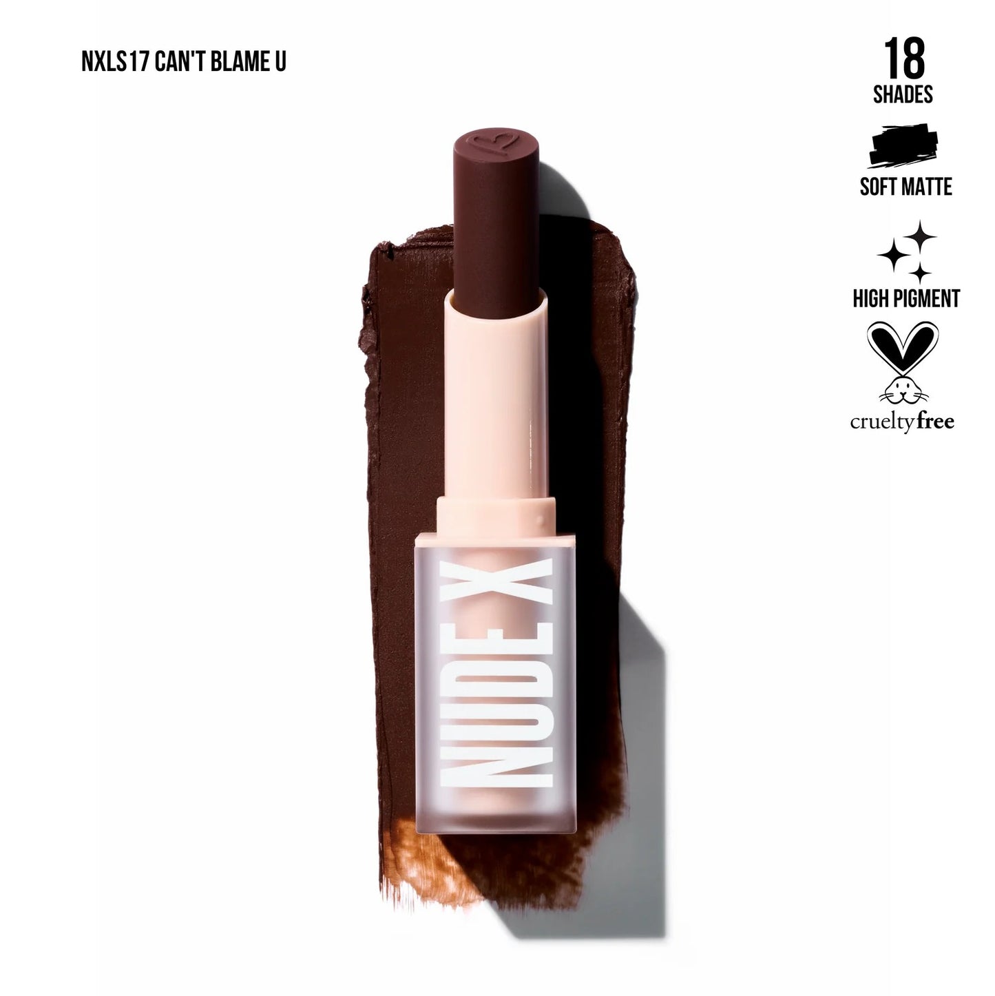 Labial humectante mate, marca BEAUTY CREATIONS