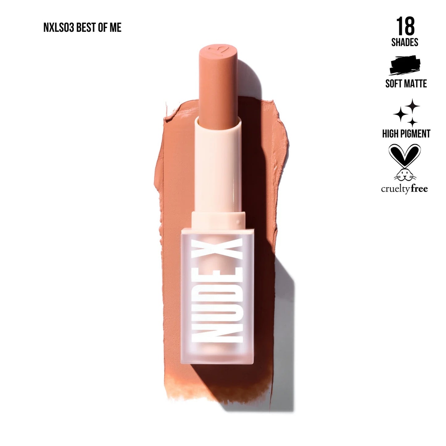 Labial humectante mate, marca BEAUTY CREATIONS