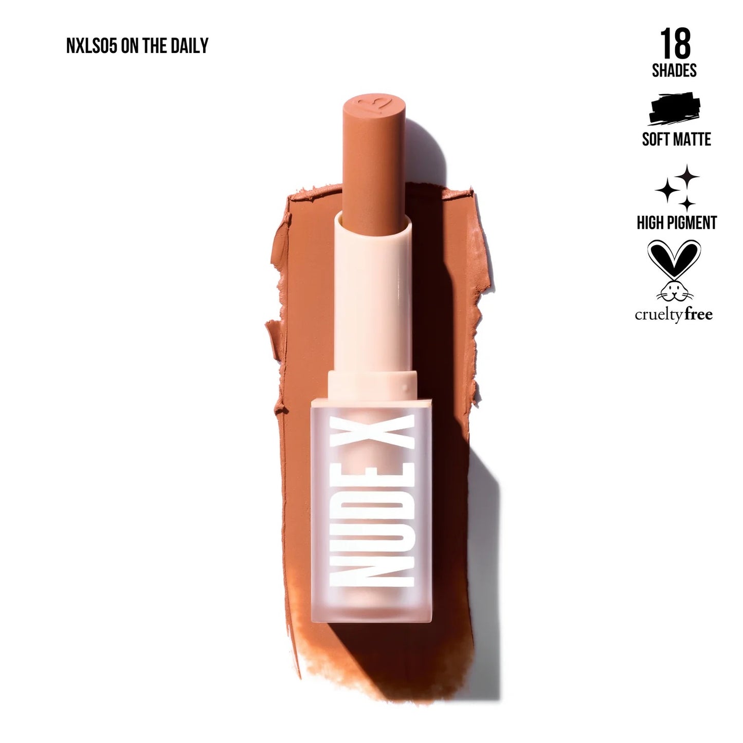 Labial humectante mate, marca BEAUTY CREATIONS