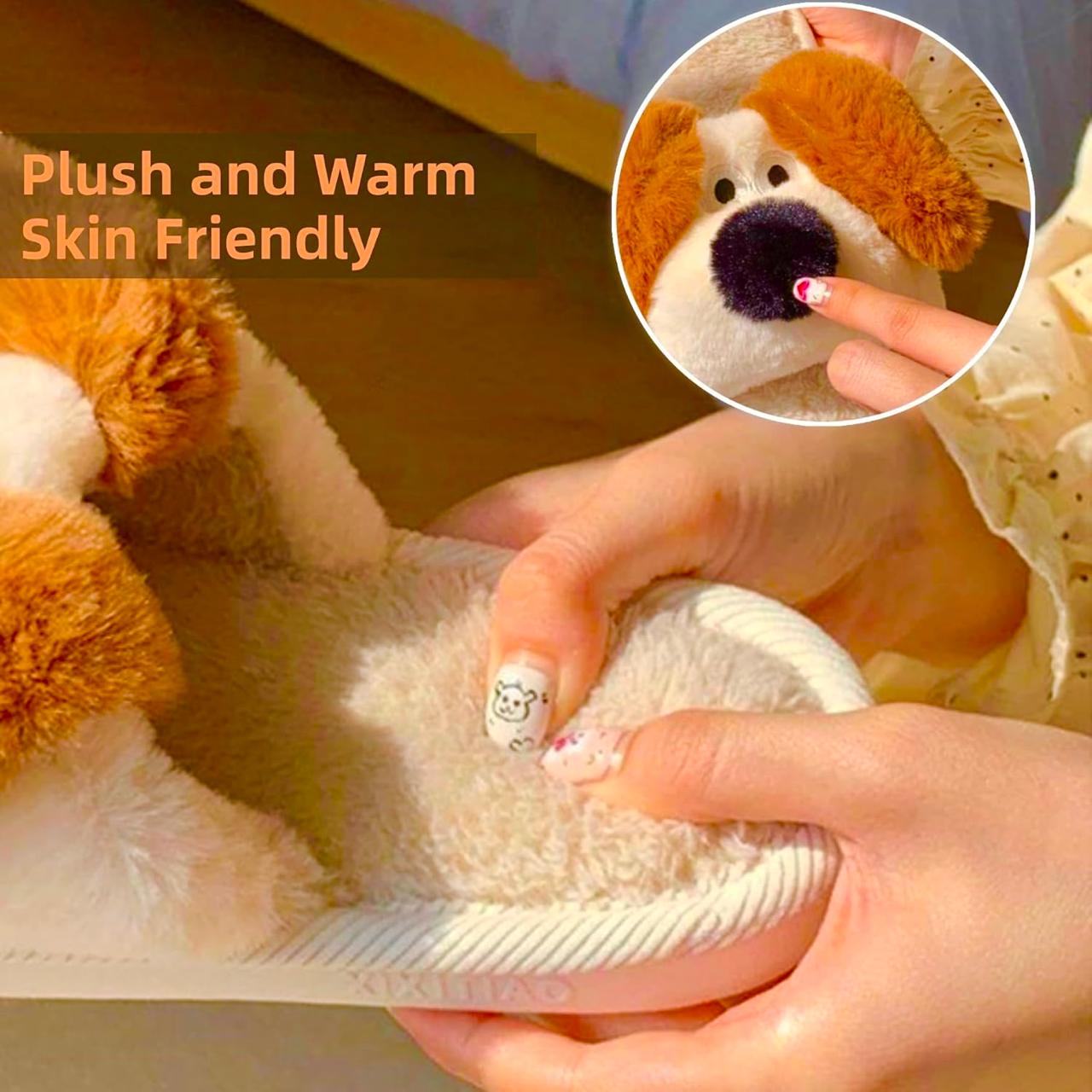 Pantuflas Peluche Perrito - Máxima Comodidad con Estilo Adorable 🐶