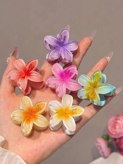 Set de Ganchos Hawaianos para el Cabello 🌴✨ (Colores variados)