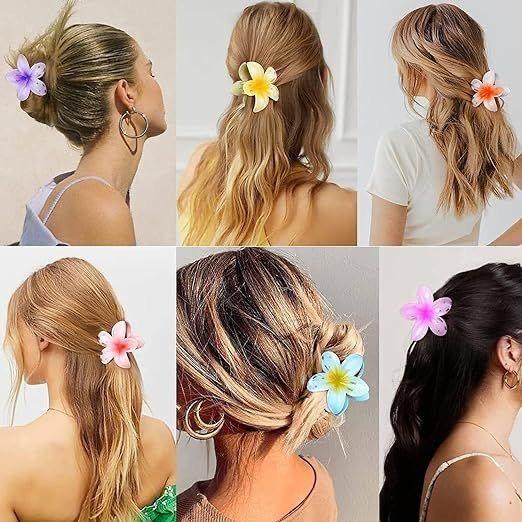 Set de Ganchos Hawaianos para el Cabello 🌴✨ (Colores variados)