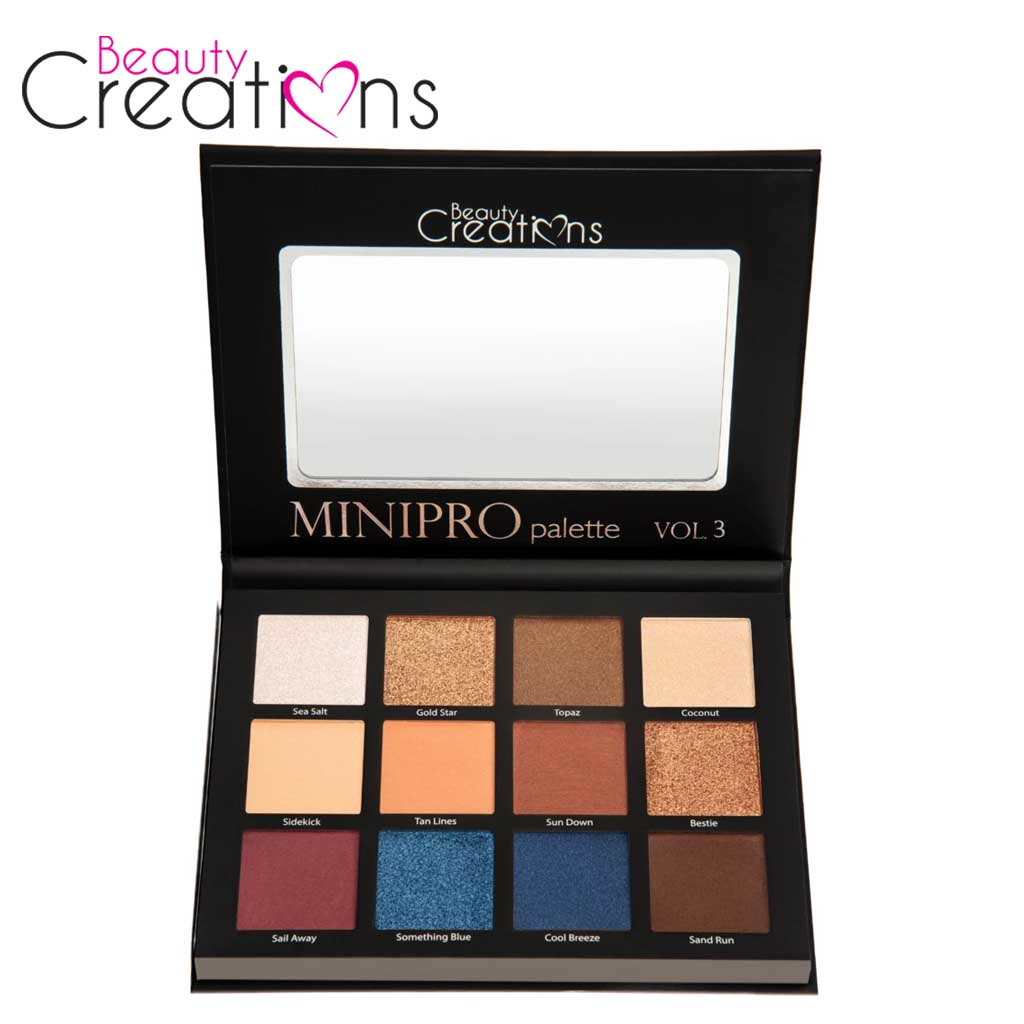 Paleta de sombras mini, marca BEAUTY CREATIONS