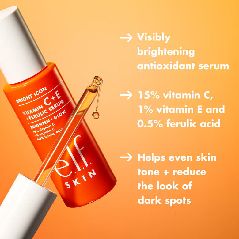 ✨🍊 Serum Bright Icon Vitamina C + E + Ácido Ferúlico – ELF SKIN 🍊✨