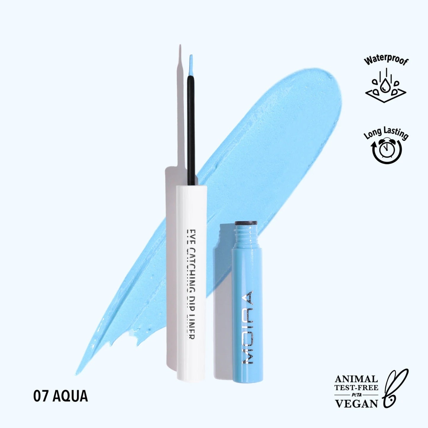 Delineador liquido, colección EYE CATCHING, marca MOIRA