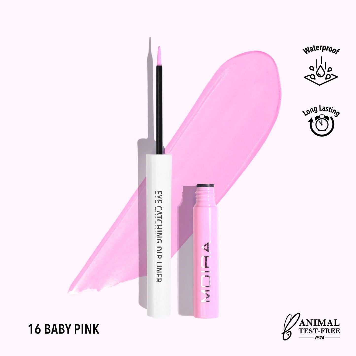 Delineador liquido, colección EYE CATCHING, marca MOIRA