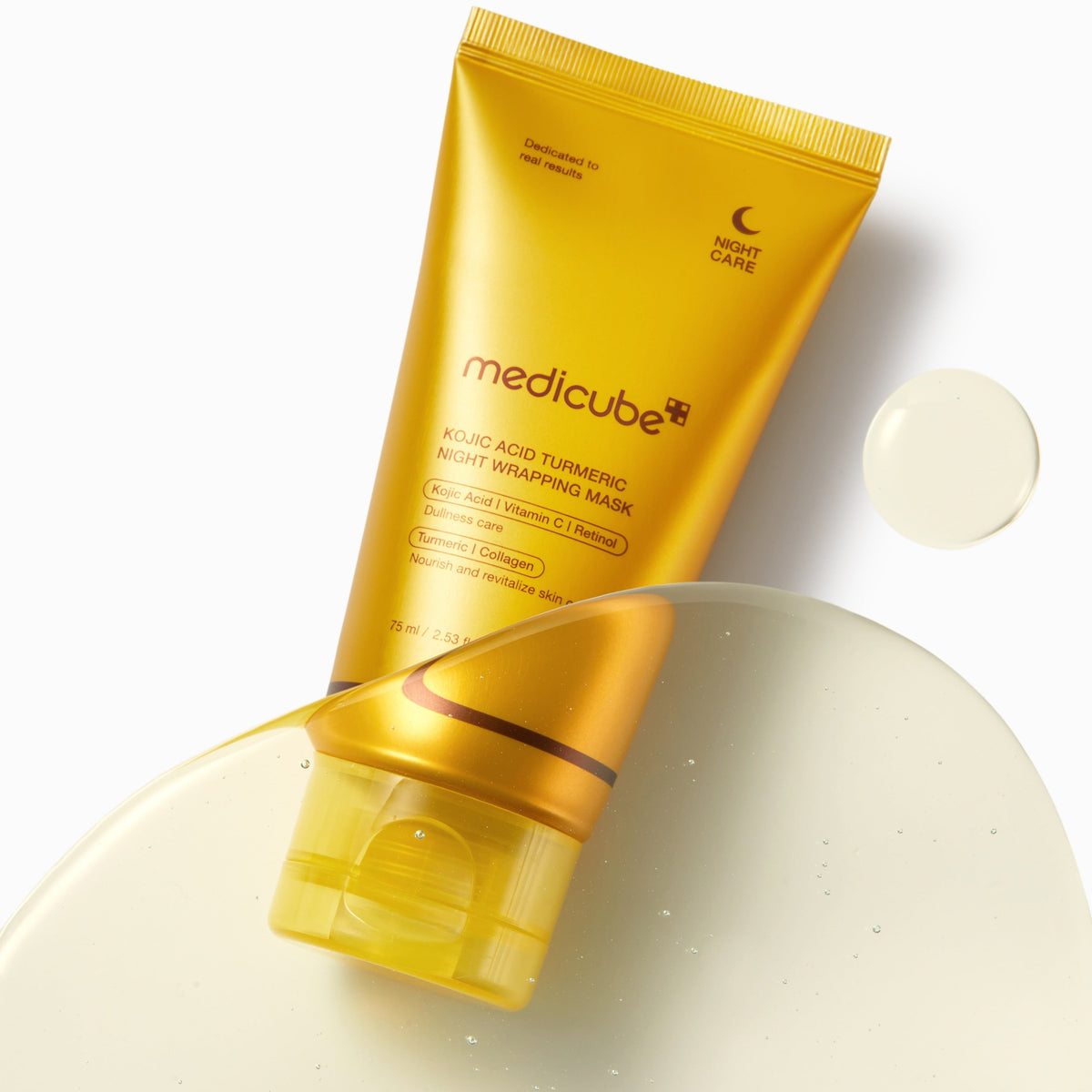 Mascarilla facial nocturna con ácido kójico y cúrcuma 75 ml MEDICUBE