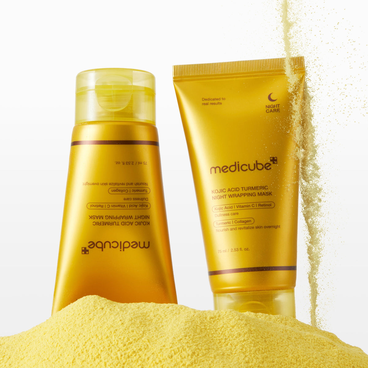 Mascarilla facial nocturna con ácido kójico y cúrcuma 75 ml MEDICUBE