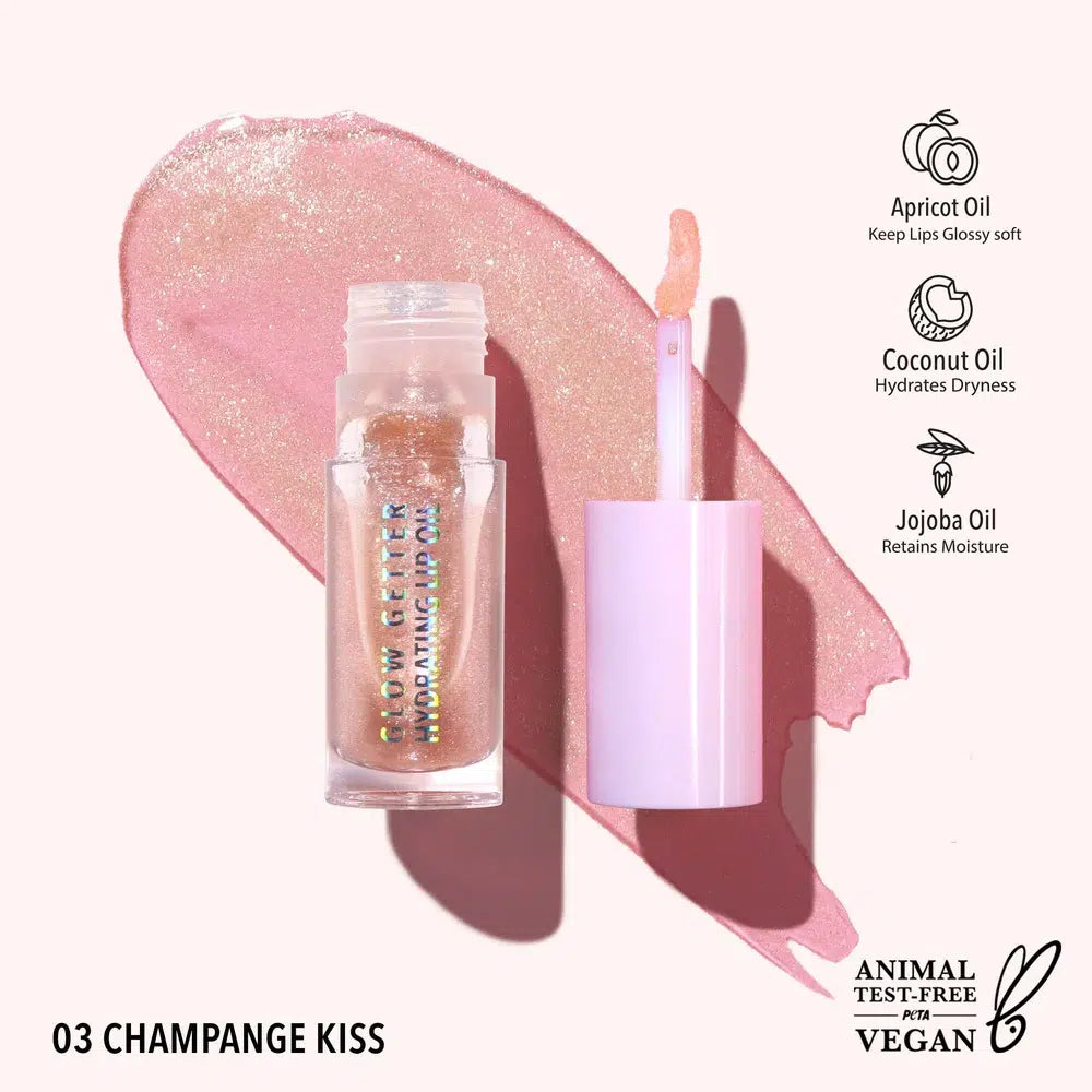 Brillo labial (Lip oil), colección GLOW GETTER, marca MOIRA.
