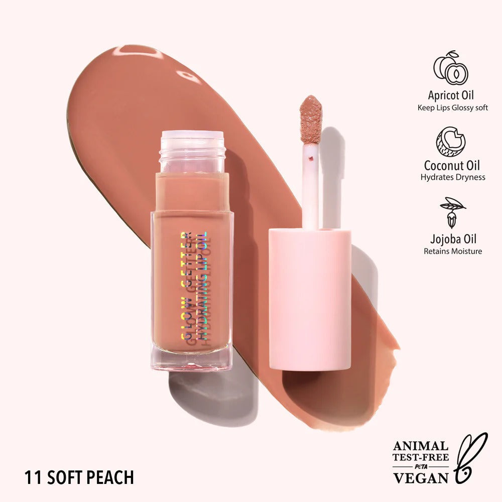 Brillo labial (Lip oil), colección GLOW GETTER, marca MOIRA.