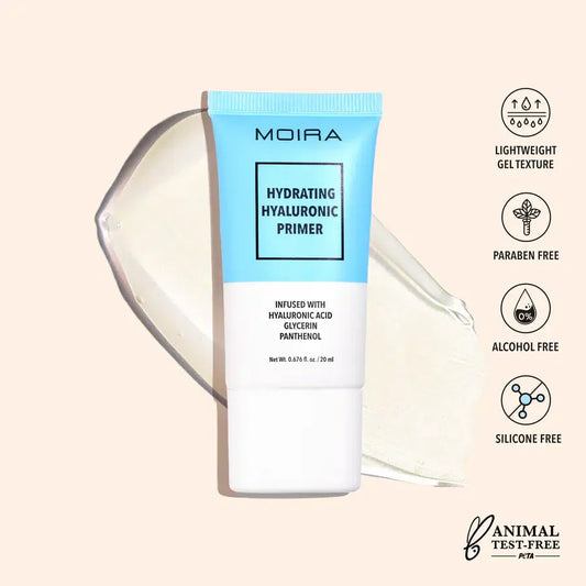 Primer hidratante con Acido Hialurónico, marca MOIRA
