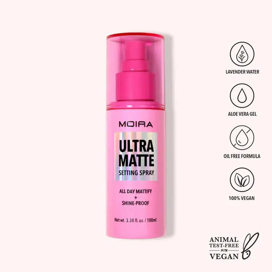 Spray fijador ULTRA MATE, marca MOIRA