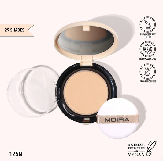 Base en polvo, colección Complete Wear, marca MOIRA