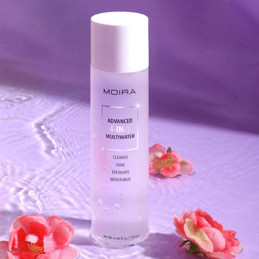 Spray 4 en 1, limpia, tonifica, exfolia y humecta, marca MOIRA