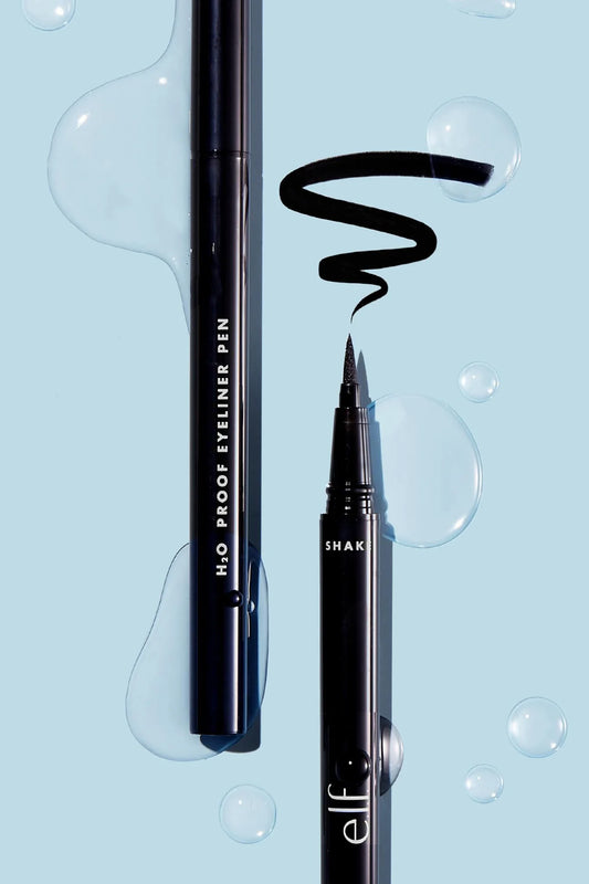 Delineador negro de plumón Elf contra agua