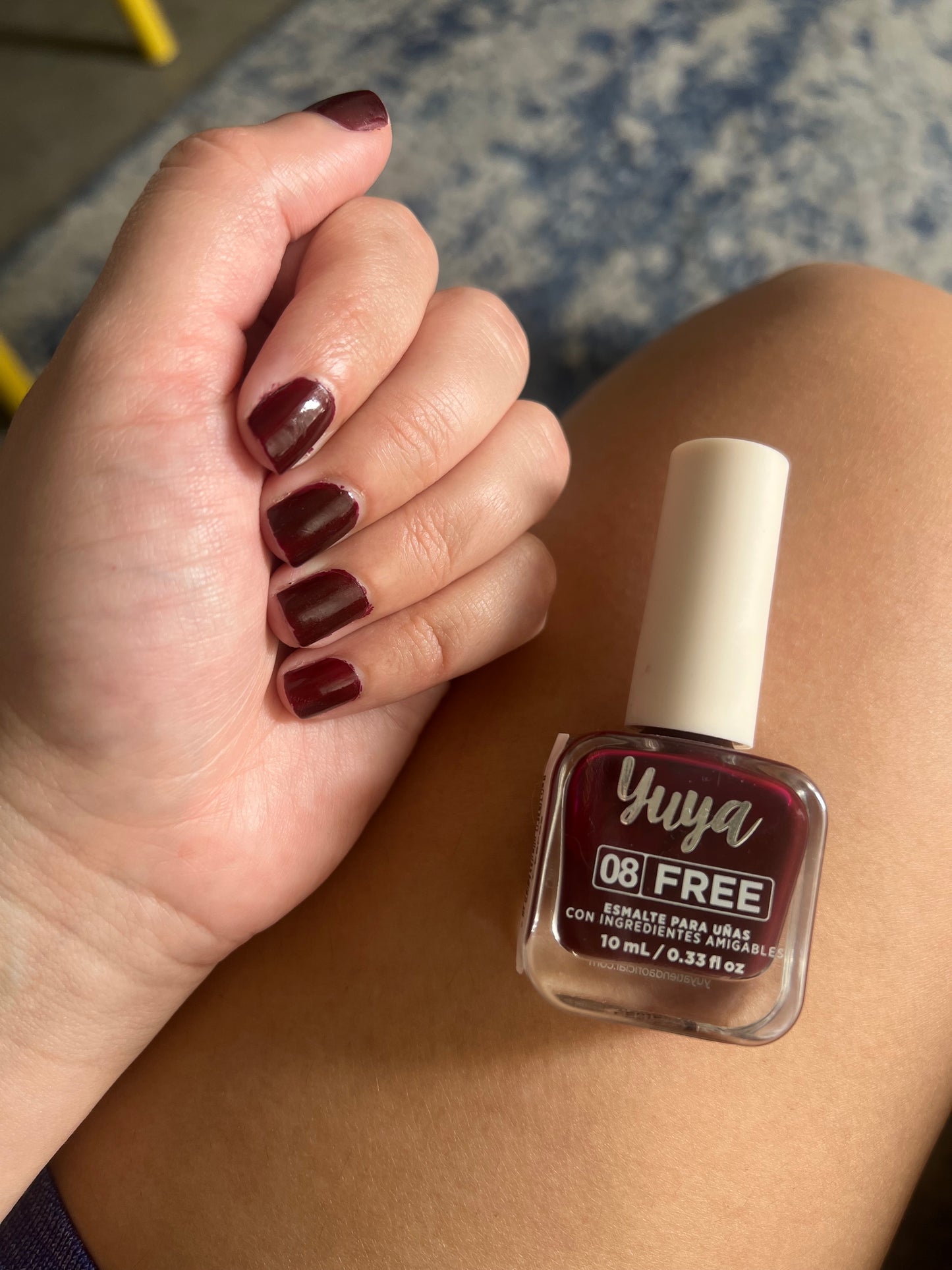 Pintauñas con ingredientes amigables, marca Yuya