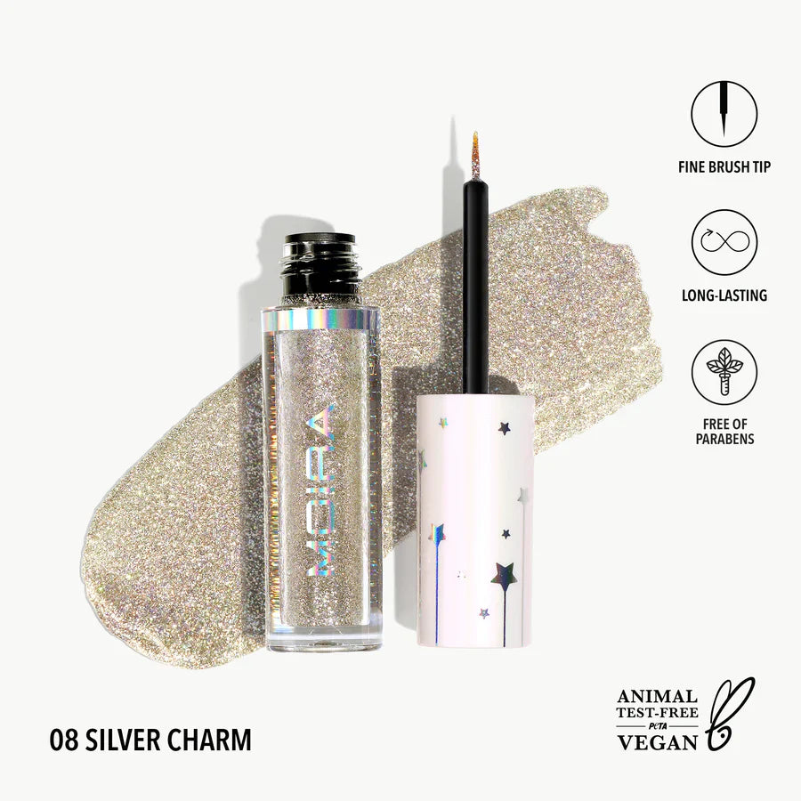 Delineador glitter, marca MOIRA