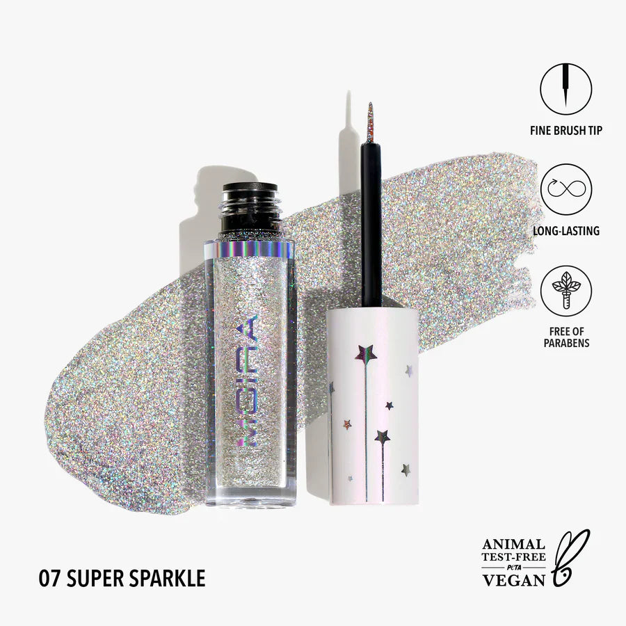 Delineador glitter, marca MOIRA